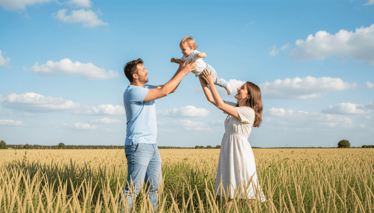 famille heureuse